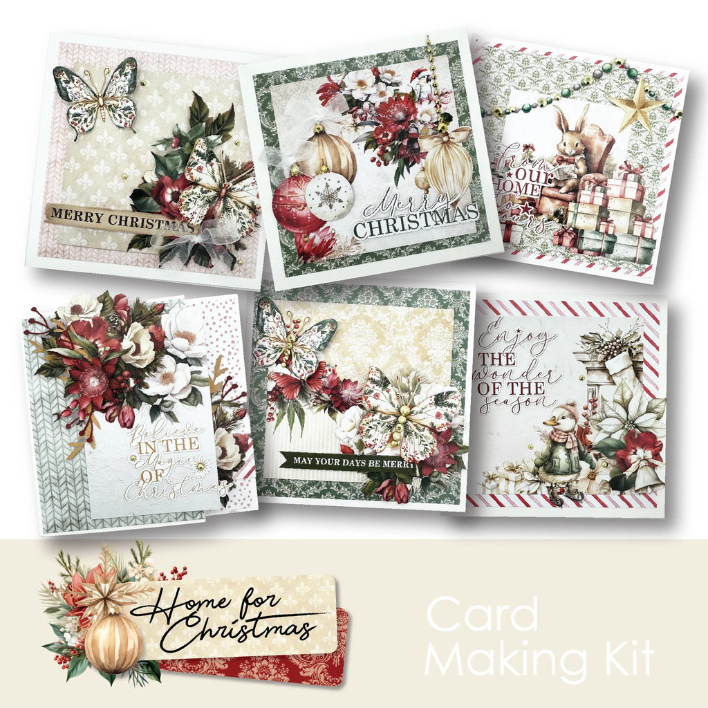Uniquely Creative - Home for Christmas Card Making Kit
