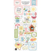 Echo Park - In Full Bloom Chipboard Accent Stickers