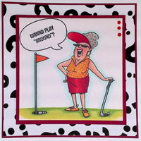 Art Impressions - Par-Tee Golfers Stamp Set