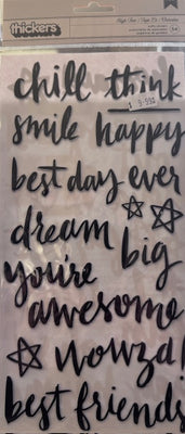 Crate Paper Good Vibes Thickers Stickers 5.5