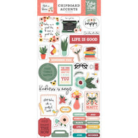 Echo Park - A Year in Review Chipboard Accent Stickers 6x13"