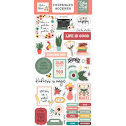 Echo Park - A Year in Review Chipboard Accent Stickers 6x13"