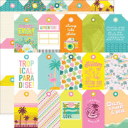 Simple Stories - Just Beachy Paper - Tags Elements
