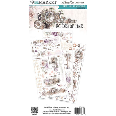 49 And Market - Echoes of Time Rub On Transfer Set