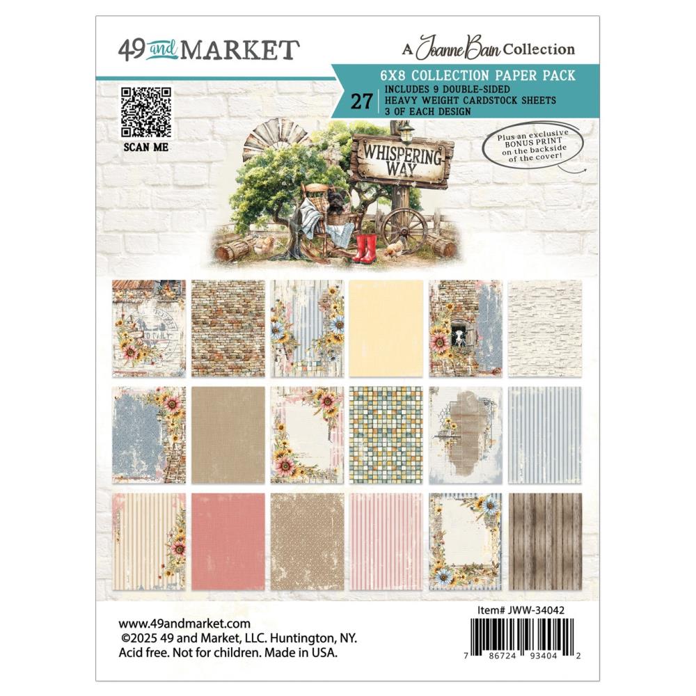 49 and Market - Whispering Way 6x8 Collection Pack