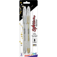 Pentel Sparkle Pop Pastel Gel Pens 1mm 2/Pkg
