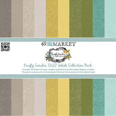 49 and Market - Krafty Garden 12x12 Solids Collection Pack