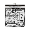 Stamperia - Art of Travelling Stencil 12cmx12cm - Stamps