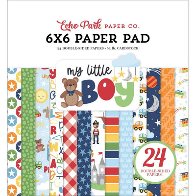 Echo Park - My Little Boy 6x6 Paper Pad 24/Pkg