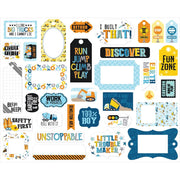 Echo Park - Little Builder Frames & Tags Die Cuts 33/Pkg