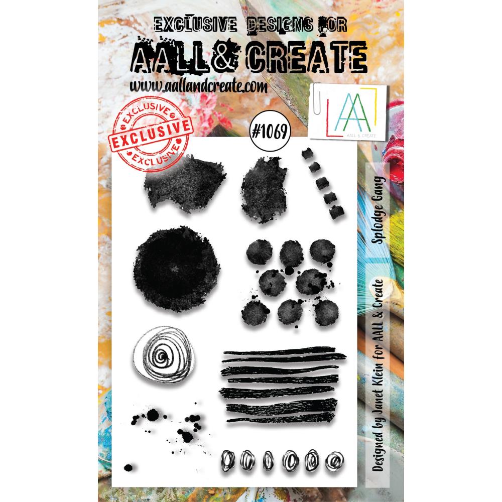 AALL And Create Stamp #1069 - Splodge Gang