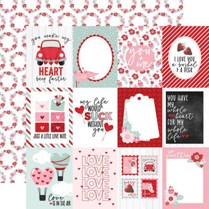 Echo Park - Love Notes Paper - 3X4 Journaling Cards
