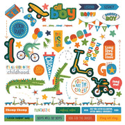 Photo Play - Later Gator Cardstock Element Sticker Sheet 12x12