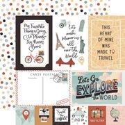 Echo Park - Let's Take the Trip Paper - Explore Journaling Cards