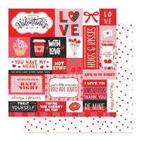 Photo Play - Love Notes Paper - Hugs & Kisses