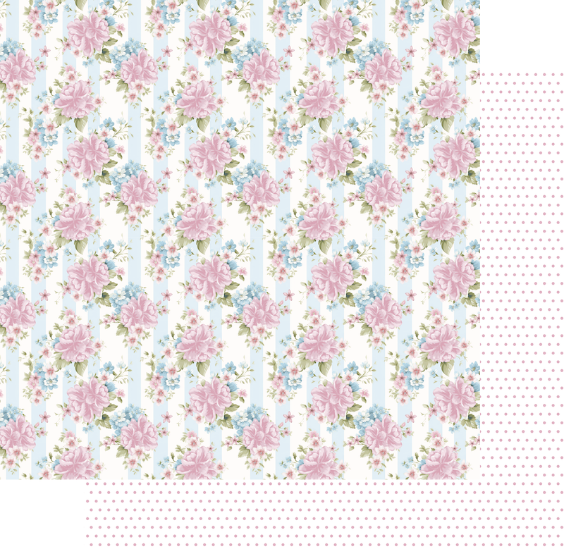 Uniquely Creative - Patchwork Roses Paper - Quilt Block