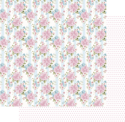 Uniquely Creative - Patchwork Roses Paper - Quilt Block