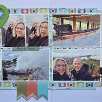 Born to Travel Layout Kit - Double Page