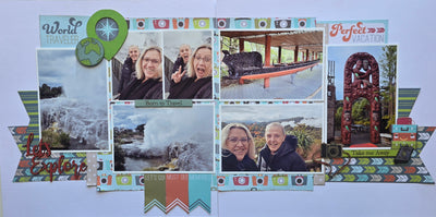 Born to Travel Layout Kit - Double Page
