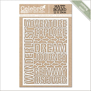 Celebr8 Matt Board - Chasing Adventure Titles