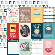 Echo Park - Mom's Kitchen Paper - 3x4 Journaling Cards