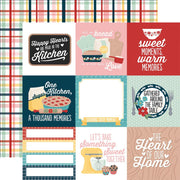 Echo Park - Mom's Kitchen Paper - 4x4 Journaling Cards