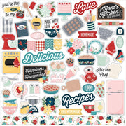 Echo Park - Mom's Kitchen 12x12 Cardstock Sticker Sheet