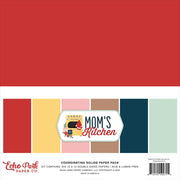 Echo Park - Mom's Kitchen Coordinating Solids Paper Pack 6/Pkg