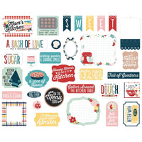 Echo Park - Mom's Kitchen Ephemera Die Cuts 33/Pkg