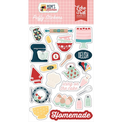 Echo Park - Mom's Kitchen Puffy Stickers 22/Pkg