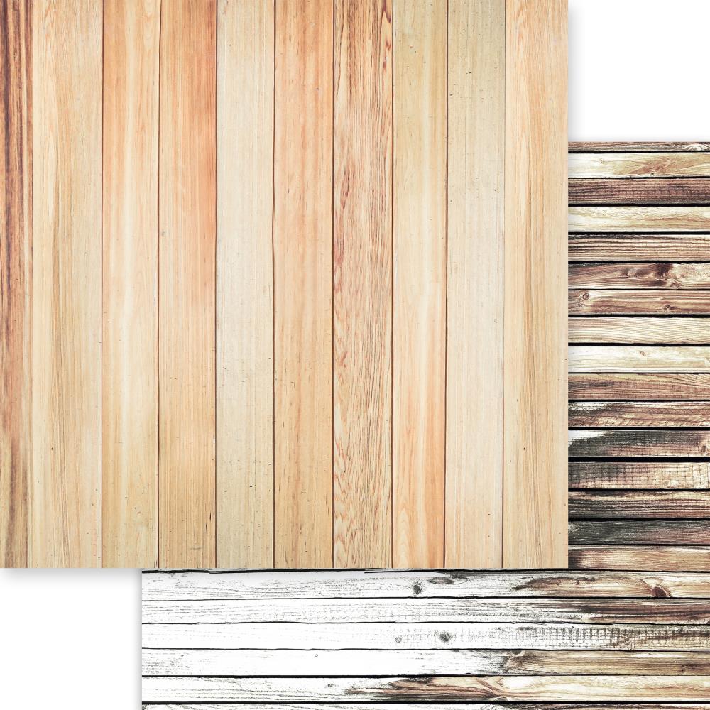 Memory Place - Vintage Woodwork 12x12 Paper - Oak