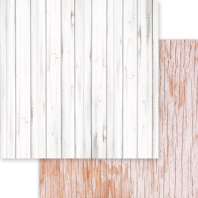 Memory Place - Vintage Woodwork 12x12 Paper - White Ash