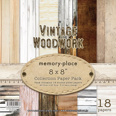 Memory Place - Vintage Woodwork 8x8 Collection Paper Pack