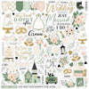 Echo Park - Marry Me 12x12 Cardstock Element Sticker Sheet