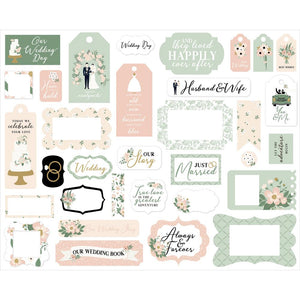 Echo Park - Marry Me Frames & Tag Die Cuts