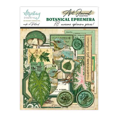 Mintay - Art Journal Essentials - Botanical Ephemera 78/Pkg