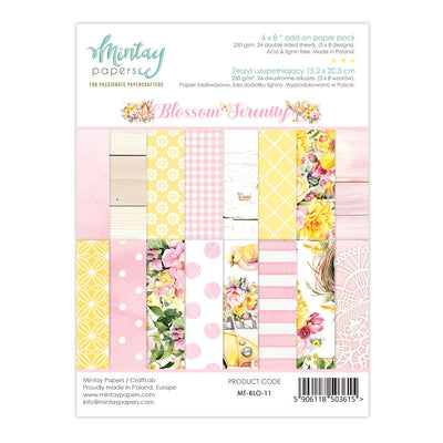 Mintay - Blossom Serenity 6x8 Add-On Paper Pad