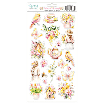 Mintay - Blossom Serenity Paper Stickers - Elements