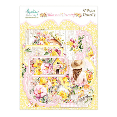 Mintay - Blossom Serenity Paper Elements 27/Pkg