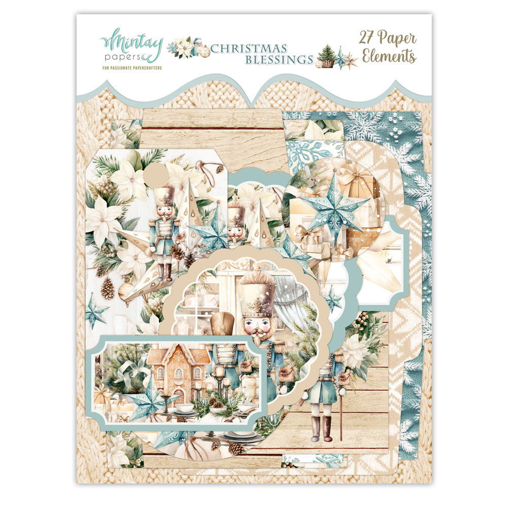 Mintay - Christmas Blessings Paper Elements 27/Pkg