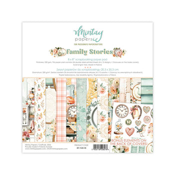 Mintay - Family Stories 8 x 8 Paper Pad