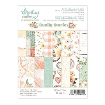 Mintay - Family Stories 6 x 8 Paper Pad - Add-On