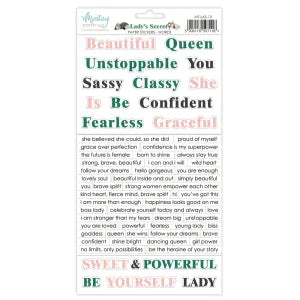 Mintay - Lady's Secret Paper Stickers - Words