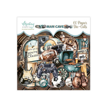 Mintay - Man Cave Paper Die Cuts 60/Pkg