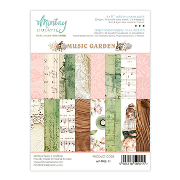 Mintay - Music Garden 6x8 Add-On Paper Pad