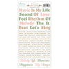 Mintay - Music Garden Paper Stickers - Words