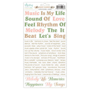 Mintay - Music Garden Paper Stickers - Words