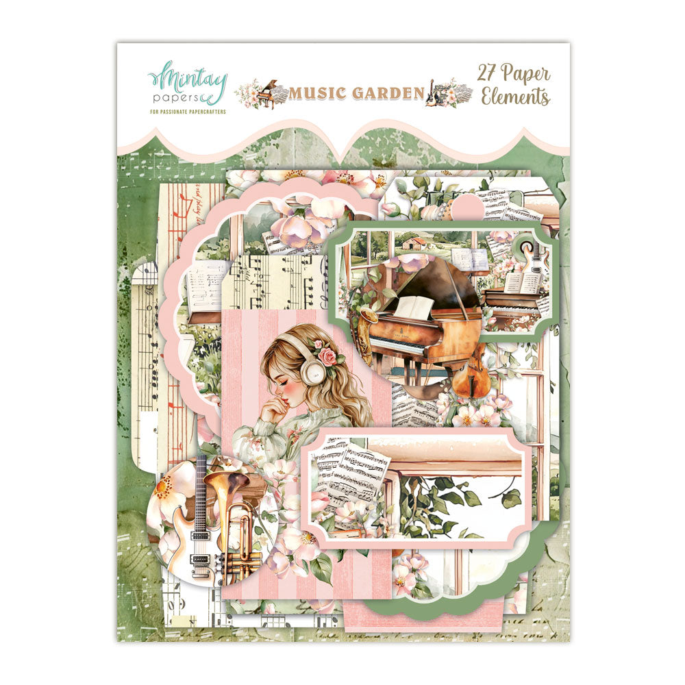 Mintay - Music Garden Paper Elements 27/Pkg