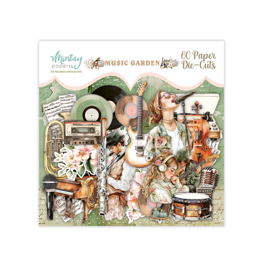 Mintay - Music Garden Paper Die Cuts 60/Pkg
