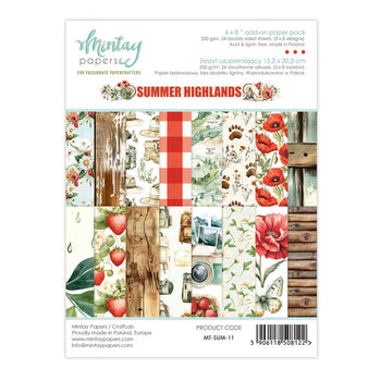 Mintay - Summer Highlands 6 x 8 Paper Pad - Add-On